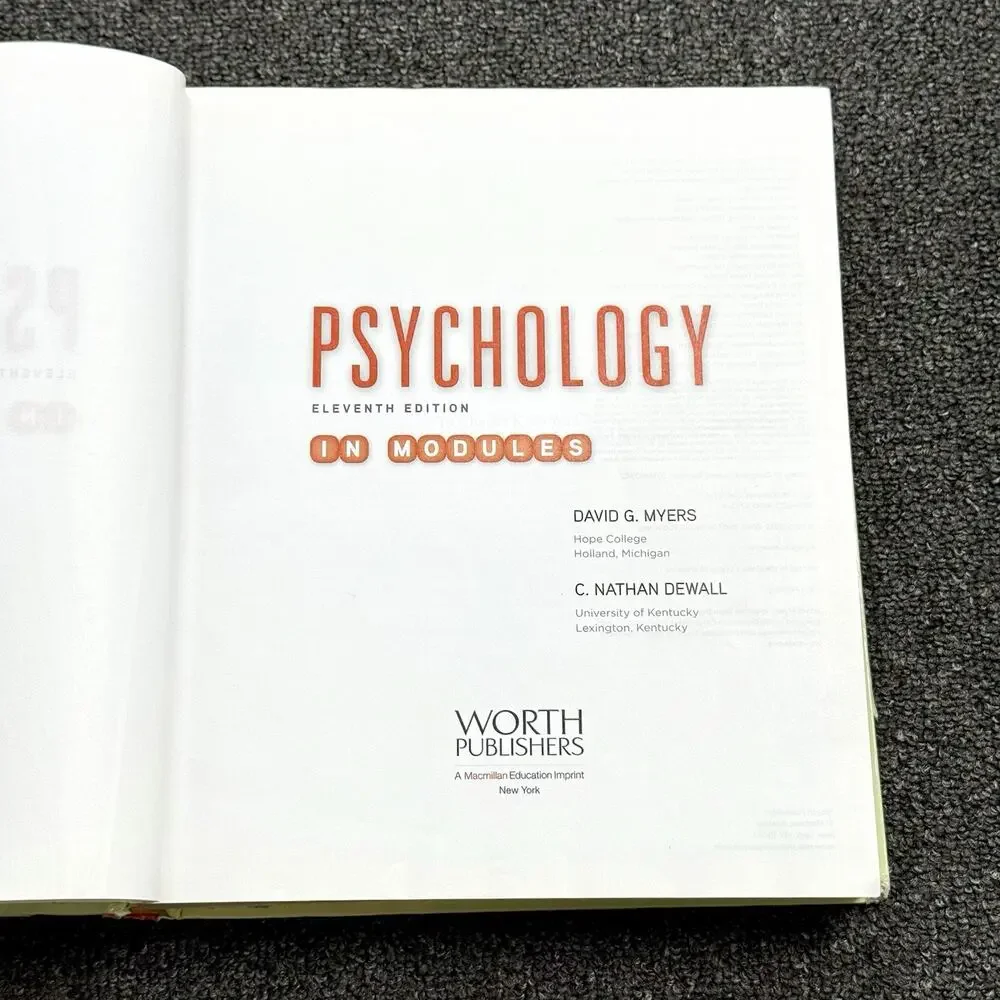 Psychology in Modules Eleventh Edition Hardcover Text Book Used